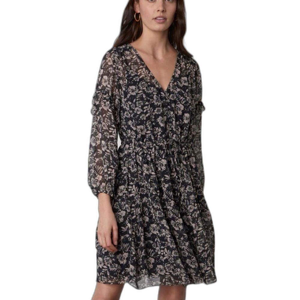 Velvet By Graham Spence Boho Cottage Sheer Floral Dress Size M Whimsigoth Grunge